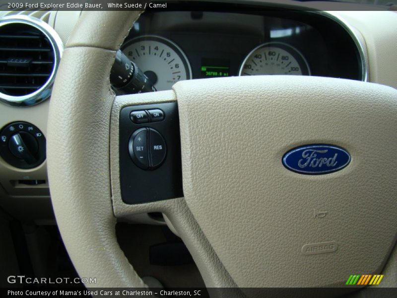 White Suede / Camel 2009 Ford Explorer Eddie Bauer