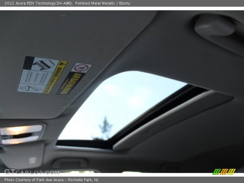 Polished Metal Metallic / Ebony 2012 Acura RDX Technology SH-AWD