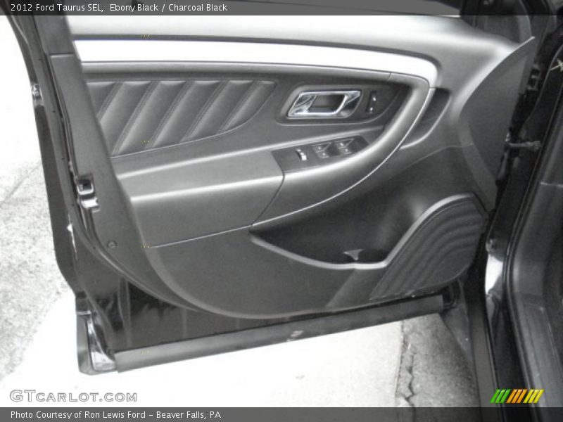 Ebony Black / Charcoal Black 2012 Ford Taurus SEL