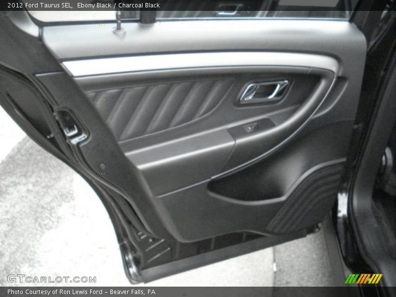 Ebony Black / Charcoal Black 2012 Ford Taurus SEL