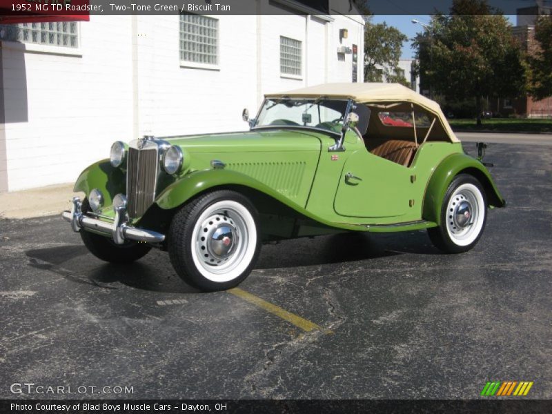  1952 TD Roadster Two-Tone Green