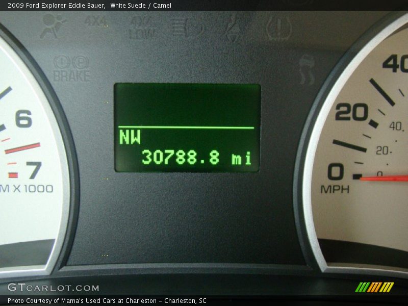 White Suede / Camel 2009 Ford Explorer Eddie Bauer
