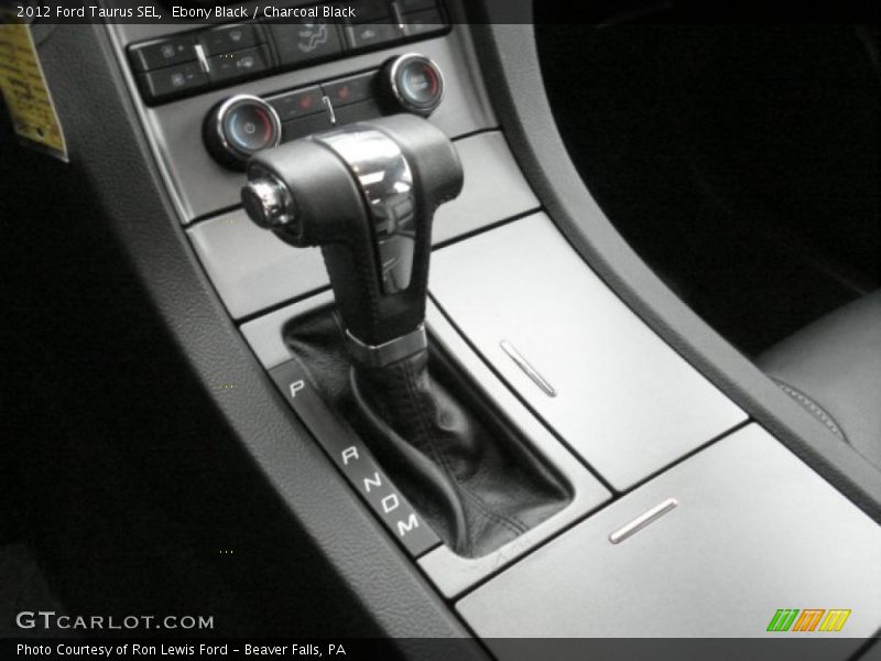 Ebony Black / Charcoal Black 2012 Ford Taurus SEL