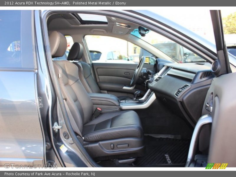 Polished Metal Metallic / Ebony 2012 Acura RDX Technology SH-AWD