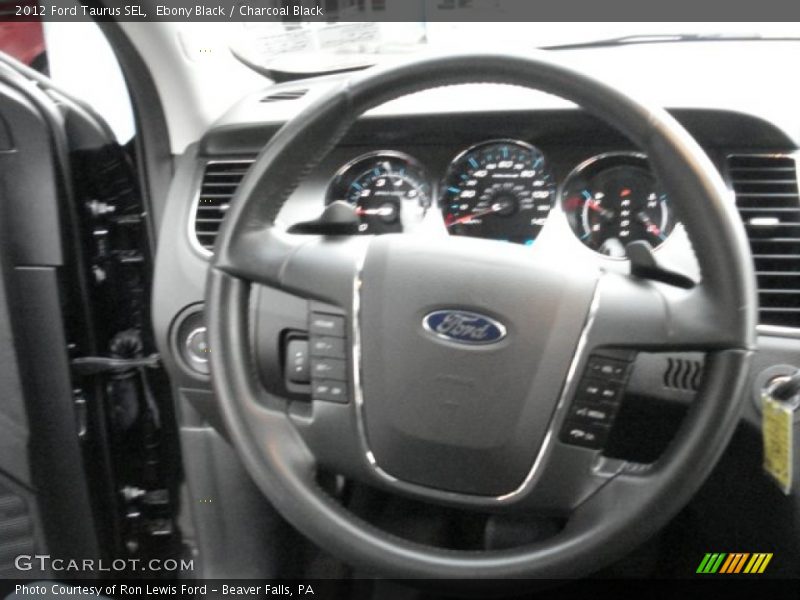 Ebony Black / Charcoal Black 2012 Ford Taurus SEL