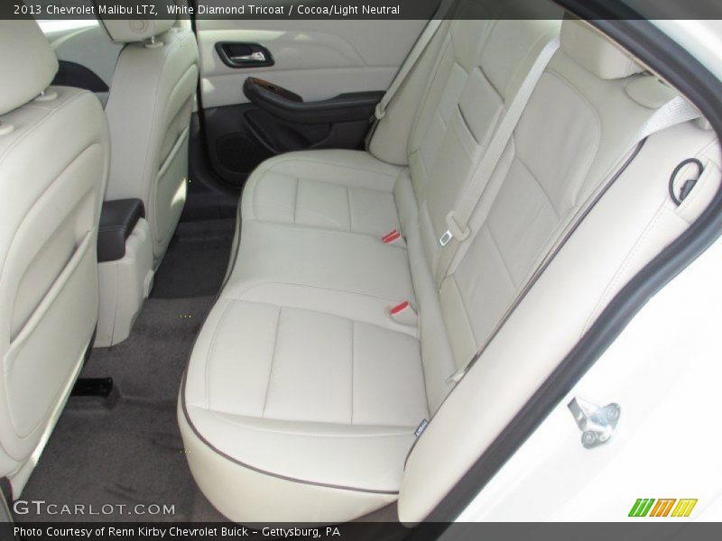 Rear Seat of 2013 Malibu LTZ