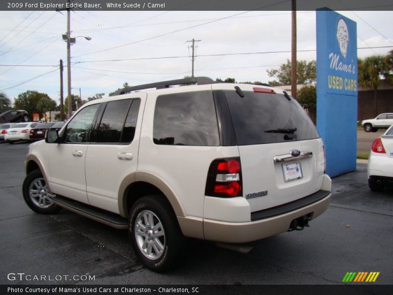 White Suede / Camel 2009 Ford Explorer Eddie Bauer