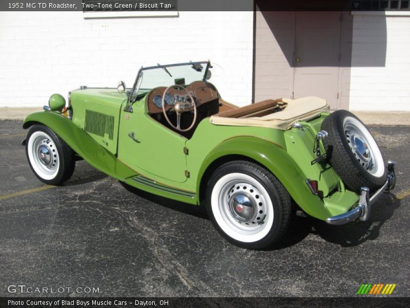  1952 TD Roadster Two-Tone Green