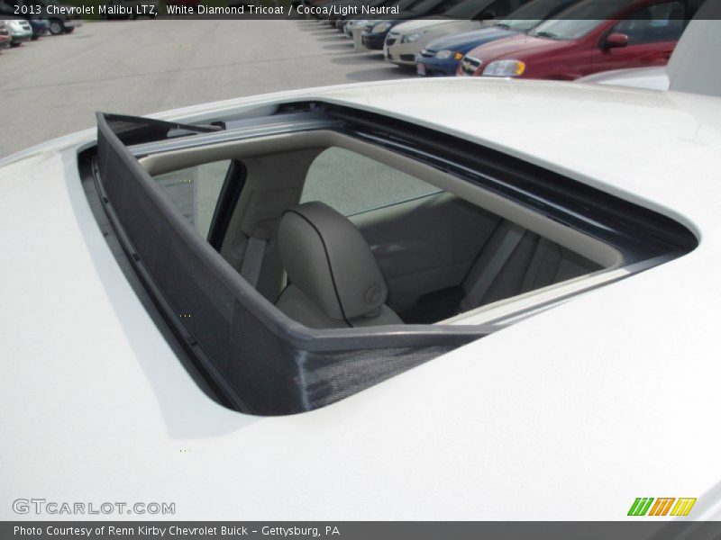 Sunroof of 2013 Malibu LTZ