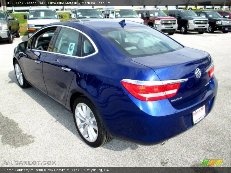 Luxo Blue Metallic / Medium Titanium 2013 Buick Verano FWD