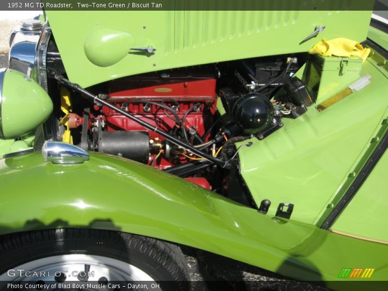  1952 TD Roadster Engine - 1250 cc XPAG OHV 8-Valve 4 Cylinder