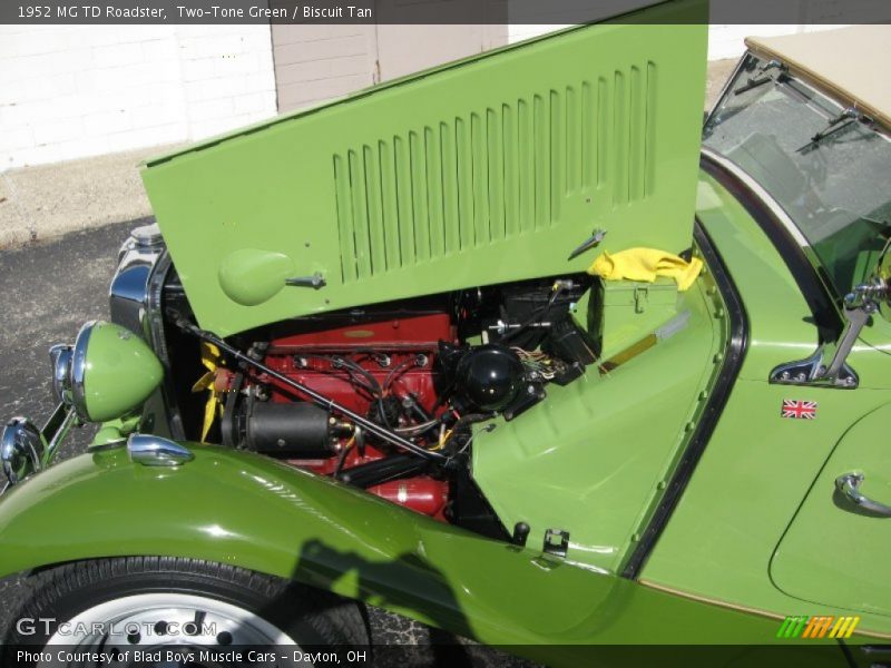  1952 TD Roadster Engine - 1250 cc XPAG OHV 8-Valve 4 Cylinder