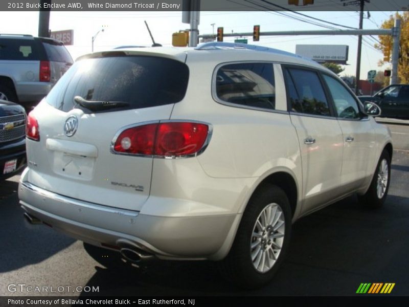White Diamond Tricoat / Ebony 2012 Buick Enclave AWD