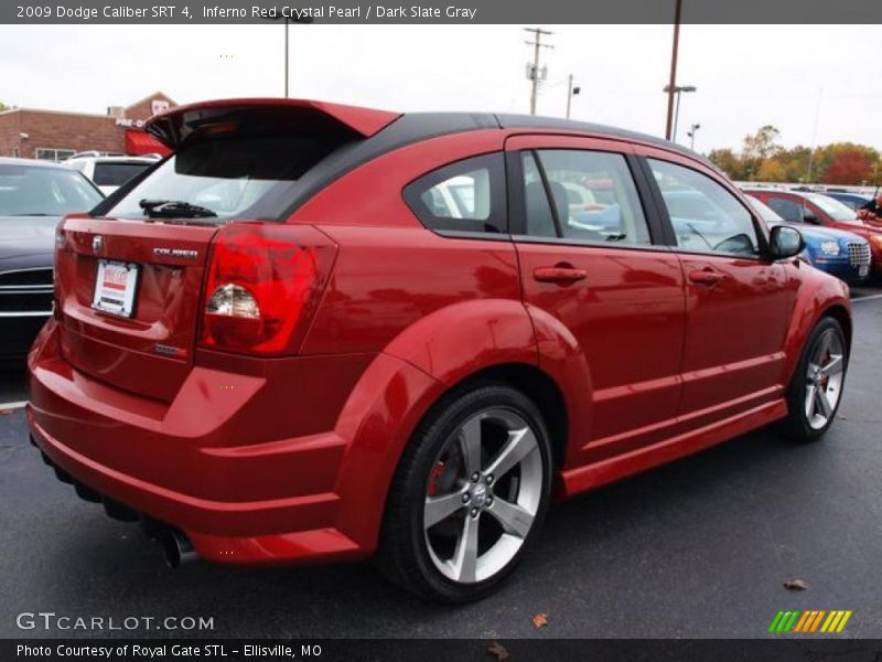 Inferno Red Crystal Pearl / Dark Slate Gray 2009 Dodge Caliber SRT 4