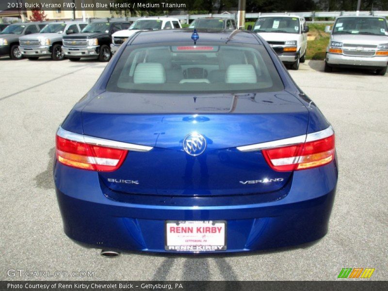 Luxo Blue Metallic / Medium Titanium 2013 Buick Verano FWD