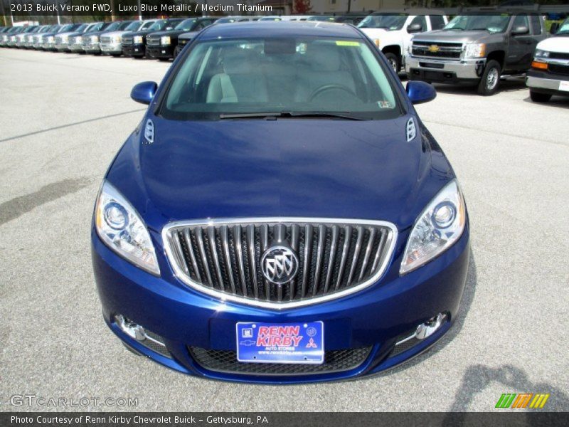 Luxo Blue Metallic / Medium Titanium 2013 Buick Verano FWD