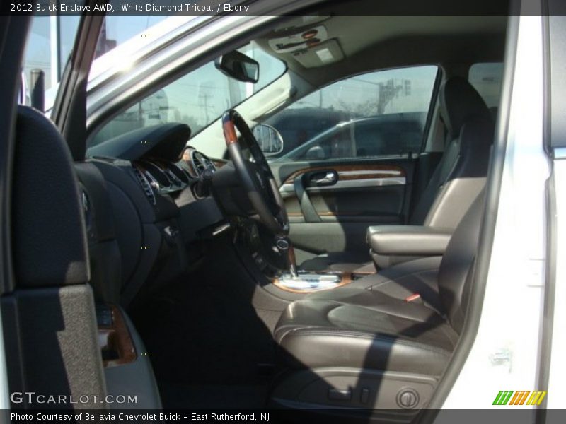 White Diamond Tricoat / Ebony 2012 Buick Enclave AWD