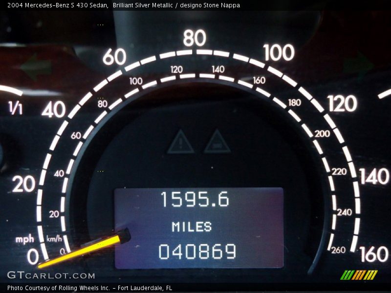 Brilliant Silver Metallic / designo Stone Nappa 2004 Mercedes-Benz S 430 Sedan