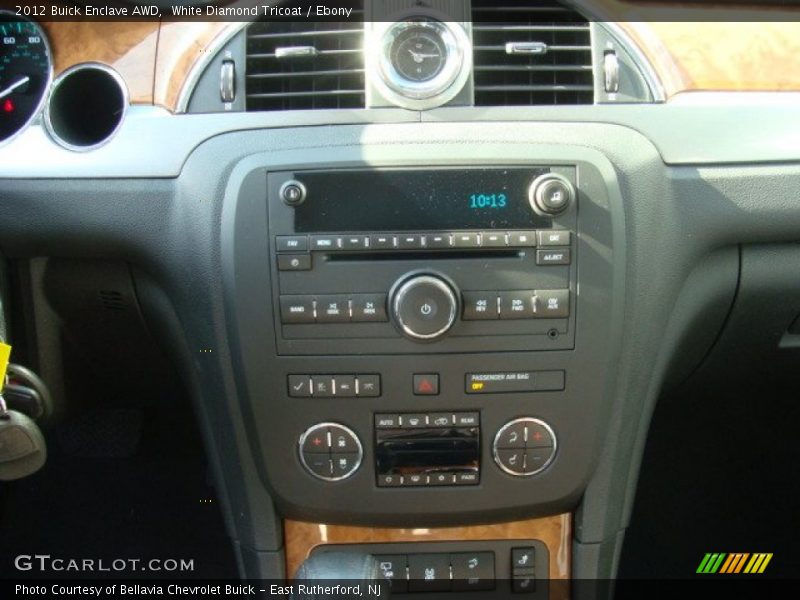 White Diamond Tricoat / Ebony 2012 Buick Enclave AWD