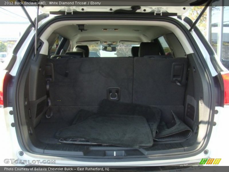 White Diamond Tricoat / Ebony 2012 Buick Enclave AWD