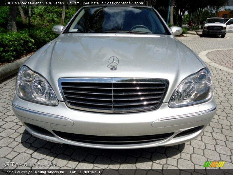 Brilliant Silver Metallic / designo Stone Nappa 2004 Mercedes-Benz S 430 Sedan