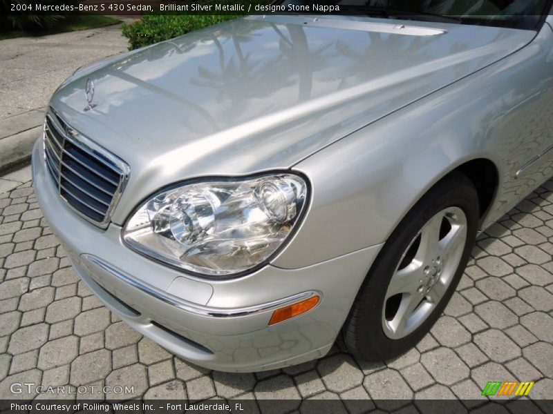Brilliant Silver Metallic / designo Stone Nappa 2004 Mercedes-Benz S 430 Sedan