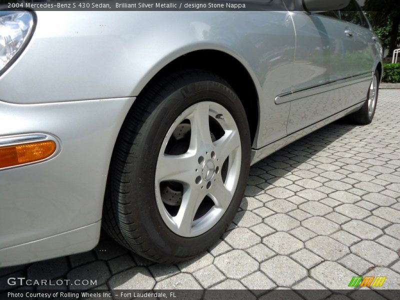 Brilliant Silver Metallic / designo Stone Nappa 2004 Mercedes-Benz S 430 Sedan