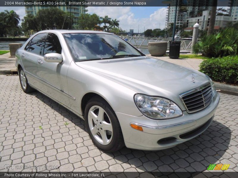 Brilliant Silver Metallic / designo Stone Nappa 2004 Mercedes-Benz S 430 Sedan