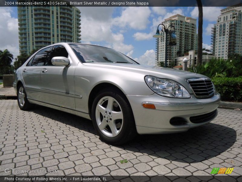 Brilliant Silver Metallic / designo Stone Nappa 2004 Mercedes-Benz S 430 Sedan