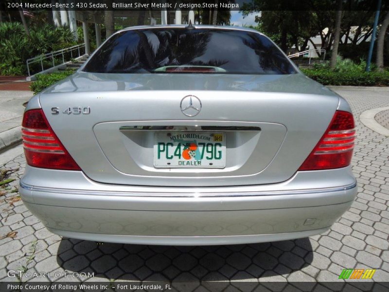 Brilliant Silver Metallic / designo Stone Nappa 2004 Mercedes-Benz S 430 Sedan
