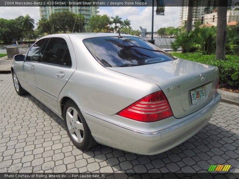 Brilliant Silver Metallic / designo Stone Nappa 2004 Mercedes-Benz S 430 Sedan