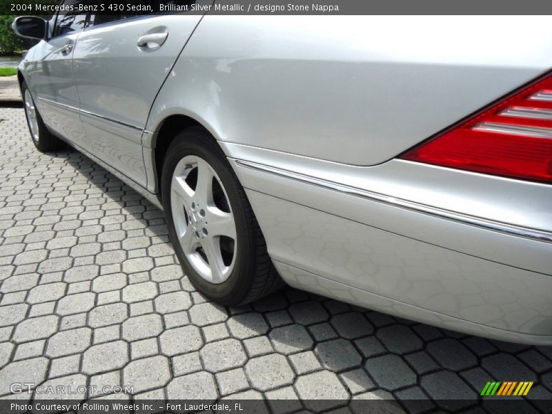 Brilliant Silver Metallic / designo Stone Nappa 2004 Mercedes-Benz S 430 Sedan