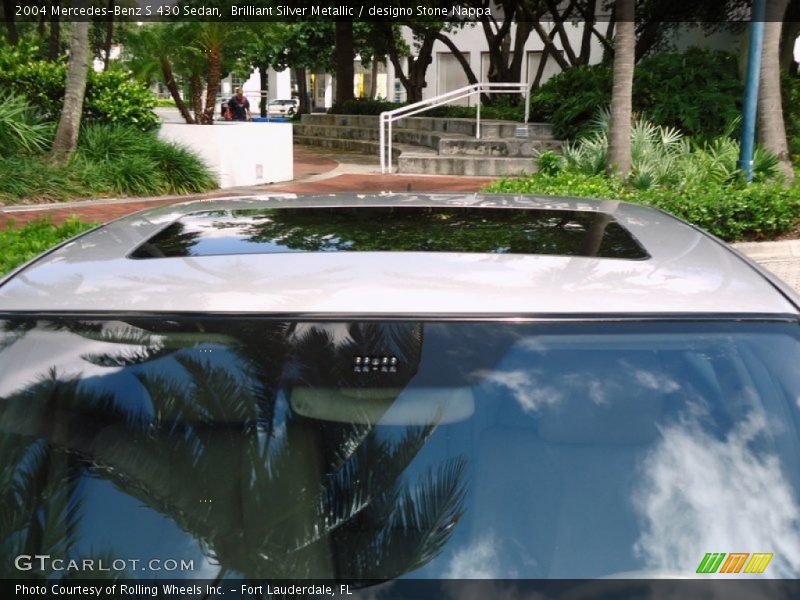 Brilliant Silver Metallic / designo Stone Nappa 2004 Mercedes-Benz S 430 Sedan