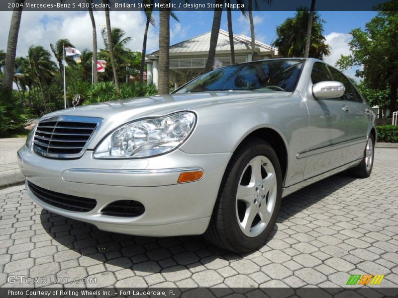 Brilliant Silver Metallic / designo Stone Nappa 2004 Mercedes-Benz S 430 Sedan