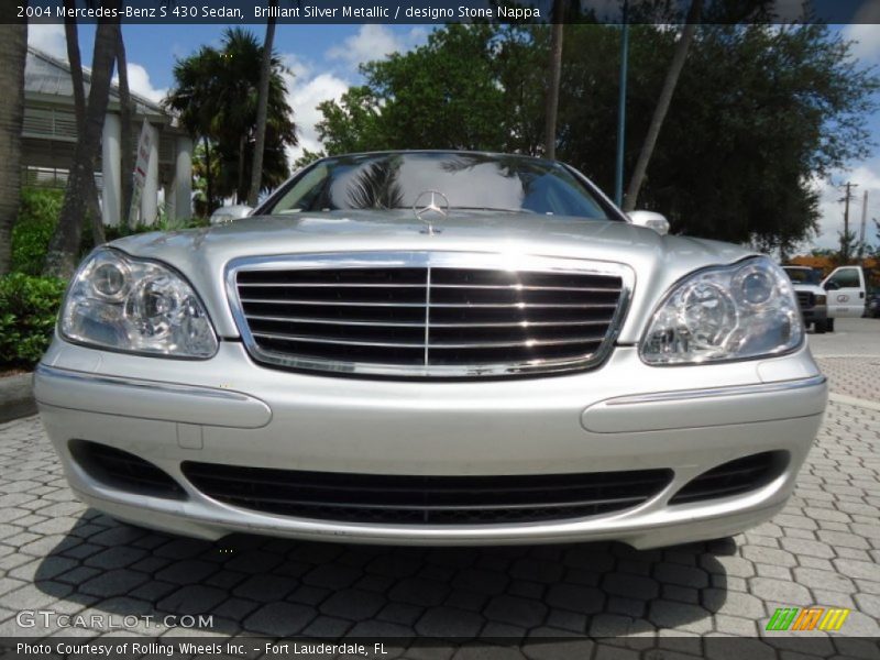 Brilliant Silver Metallic / designo Stone Nappa 2004 Mercedes-Benz S 430 Sedan