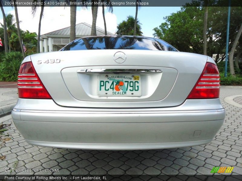 Brilliant Silver Metallic / designo Stone Nappa 2004 Mercedes-Benz S 430 Sedan