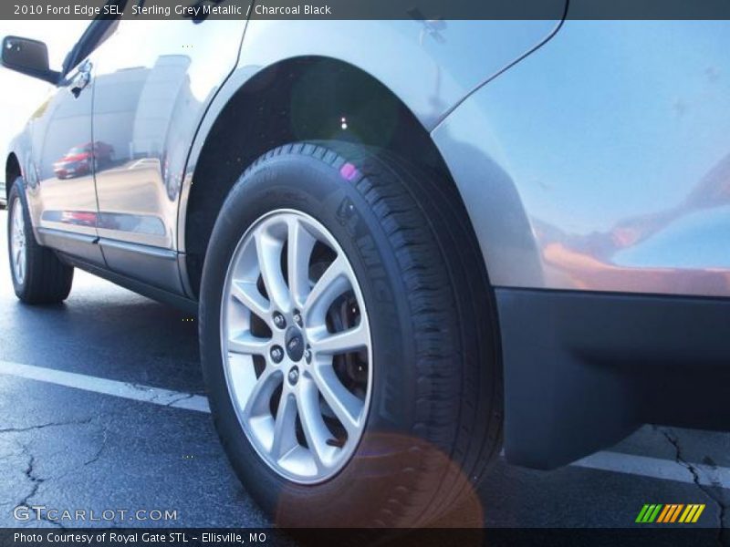 Sterling Grey Metallic / Charcoal Black 2010 Ford Edge SEL