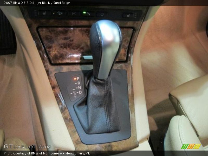 Jet Black / Sand Beige 2007 BMW X3 3.0si