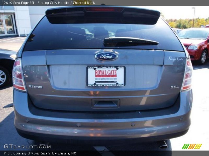 Sterling Grey Metallic / Charcoal Black 2010 Ford Edge SEL