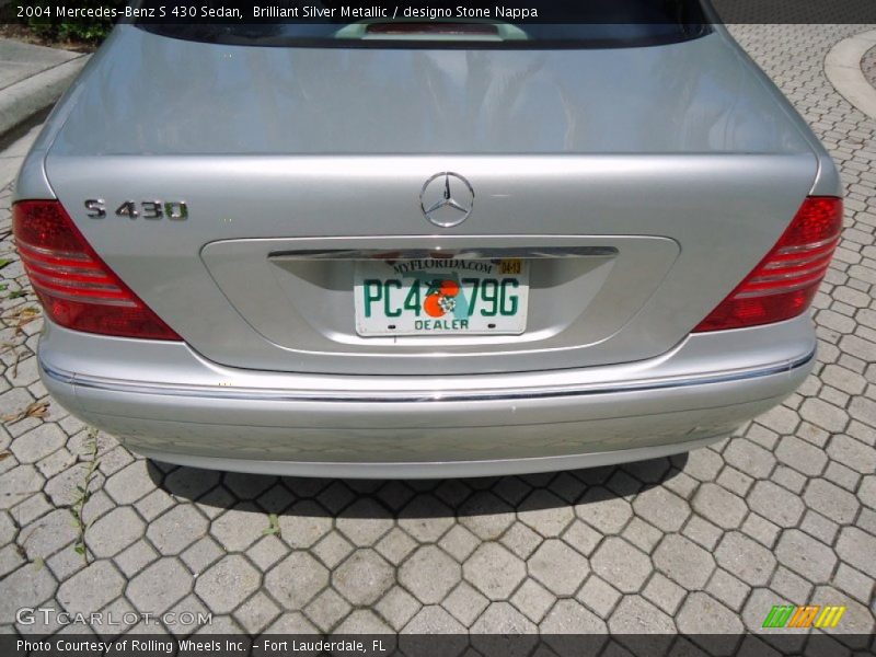 Brilliant Silver Metallic / designo Stone Nappa 2004 Mercedes-Benz S 430 Sedan