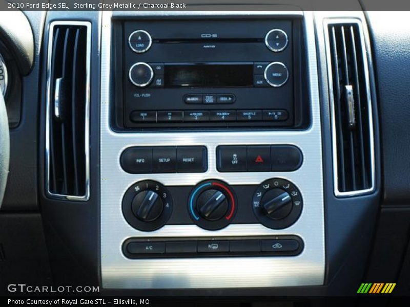 Sterling Grey Metallic / Charcoal Black 2010 Ford Edge SEL