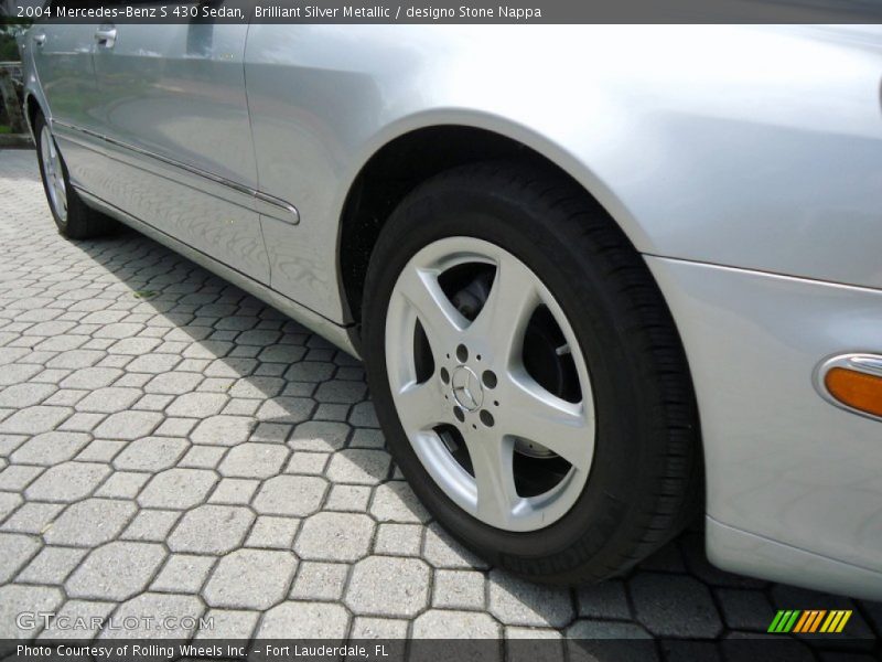 Brilliant Silver Metallic / designo Stone Nappa 2004 Mercedes-Benz S 430 Sedan