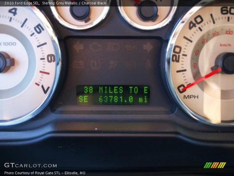 Sterling Grey Metallic / Charcoal Black 2010 Ford Edge SEL