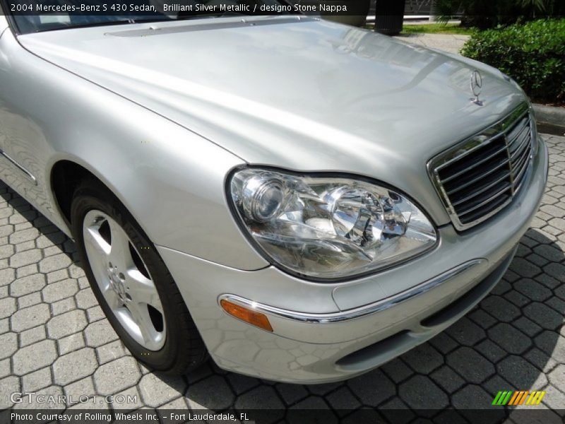 Brilliant Silver Metallic / designo Stone Nappa 2004 Mercedes-Benz S 430 Sedan