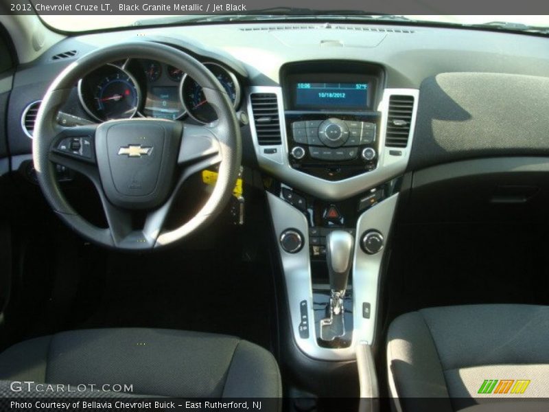 Black Granite Metallic / Jet Black 2012 Chevrolet Cruze LT