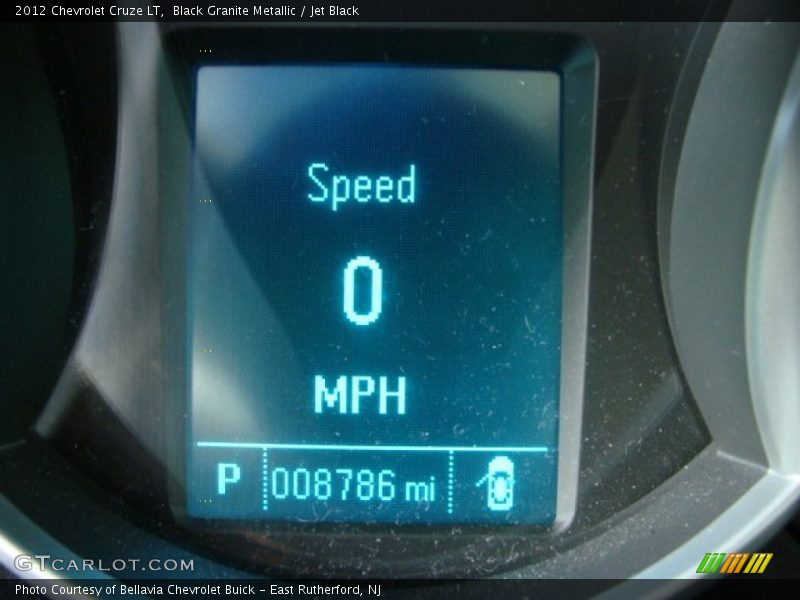 Black Granite Metallic / Jet Black 2012 Chevrolet Cruze LT