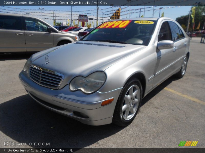 Desert Silver Metallic / Ash Grey 2004 Mercedes-Benz C 240 Sedan