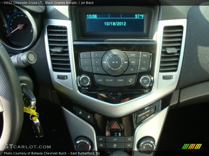 Black Granite Metallic / Jet Black 2012 Chevrolet Cruze LT