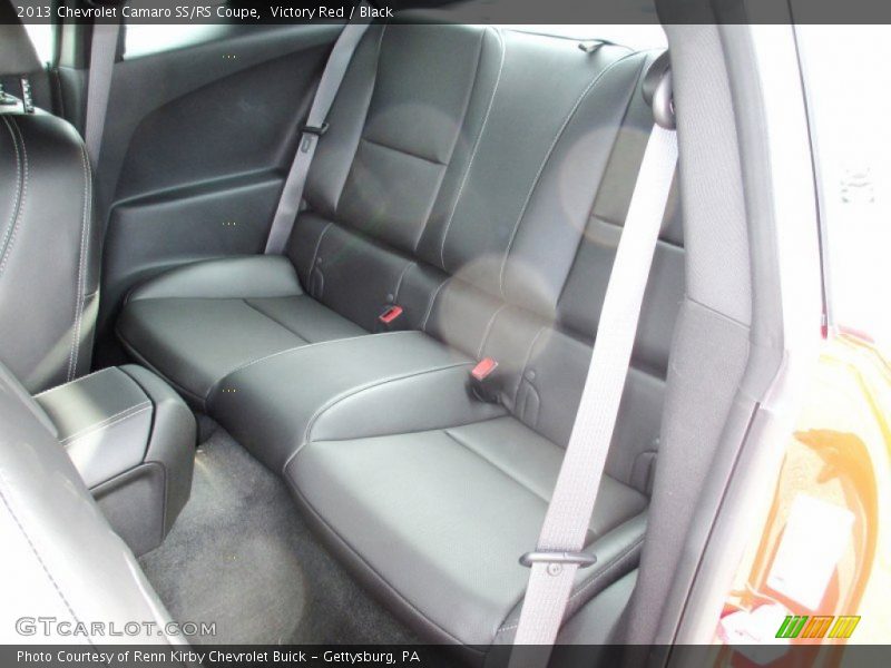 Rear Seat of 2013 Camaro SS/RS Coupe