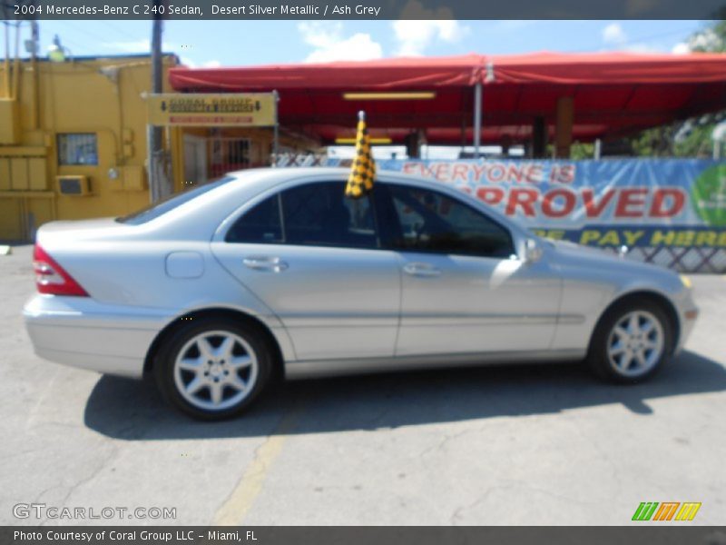 Desert Silver Metallic / Ash Grey 2004 Mercedes-Benz C 240 Sedan